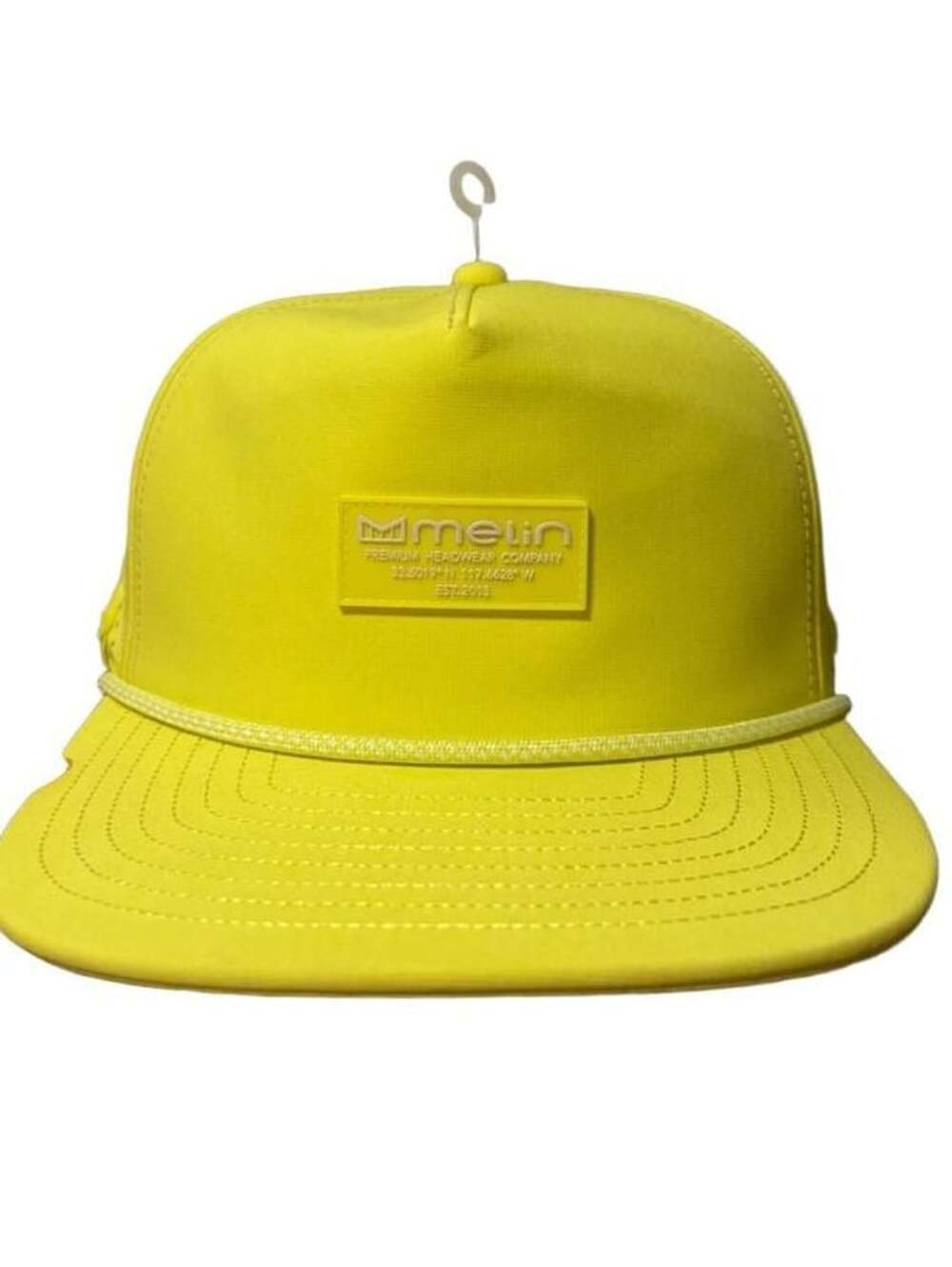 Melin Coronado Links Hydro Neon Yellow Snapback Hat